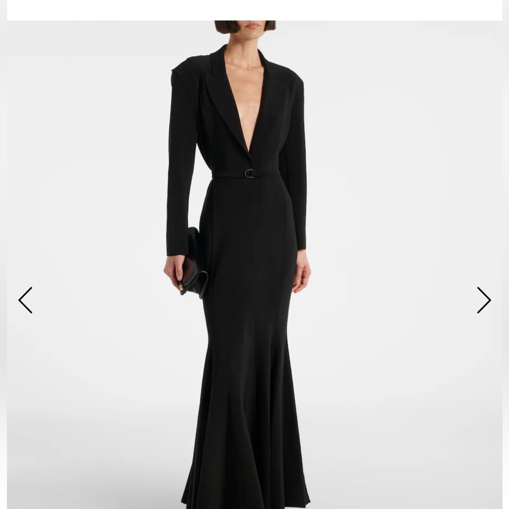 NWT NORMA KAMALI
FISHTAIL DRESS TO MIDCALF 
BLACK, MEDIUM / 8 - Picture 2 of 6